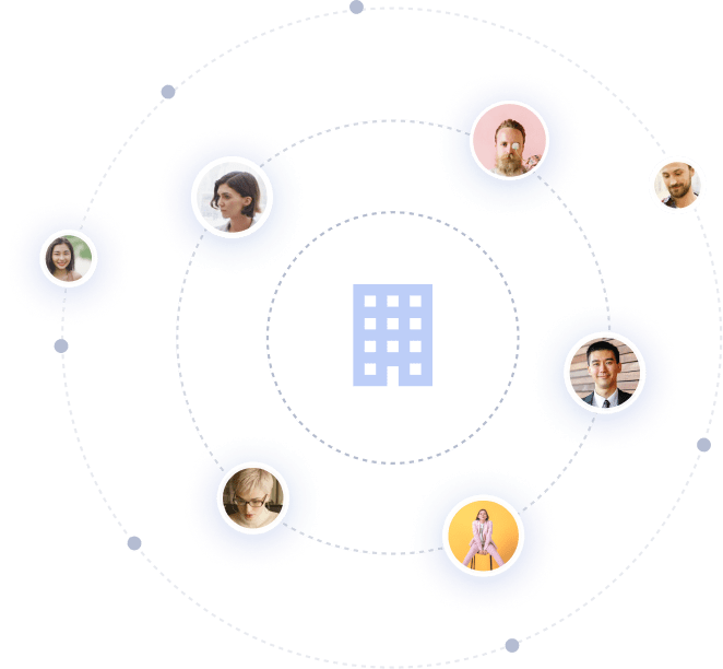 Collaboration strategy illustration Collaboration strategy illustration