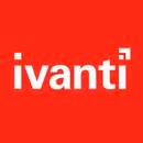 Ivanti logo in white text on a red background.