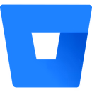 Blue stylized icon representing a bucket with a hollow center on a white background.