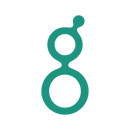 Green lowercase letter g icon with circular shapes resembling a greenhouse symbol.