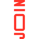 Red stylized text reading 'JOIN' on a transparent background.