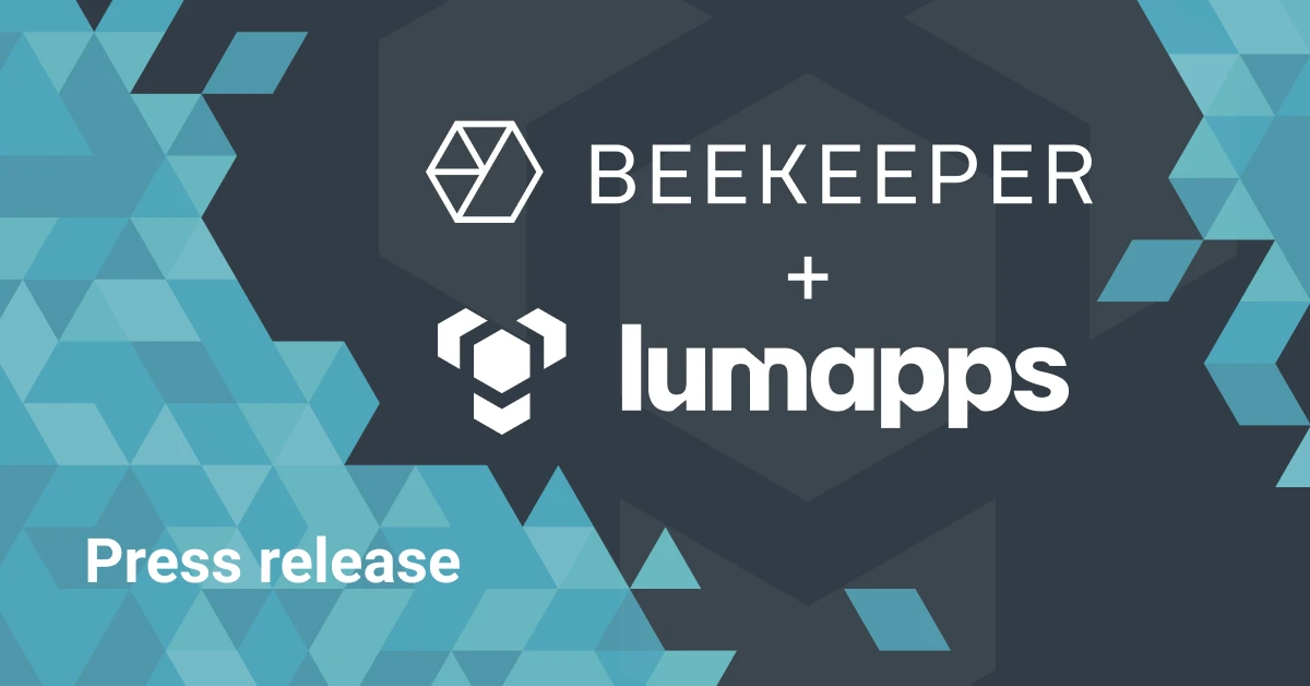 LumApps and Beekeeper to Join Forces, in Deal Backed by Bridgepoint, Creating the Leading Employee Experience Platform for the Future of Work