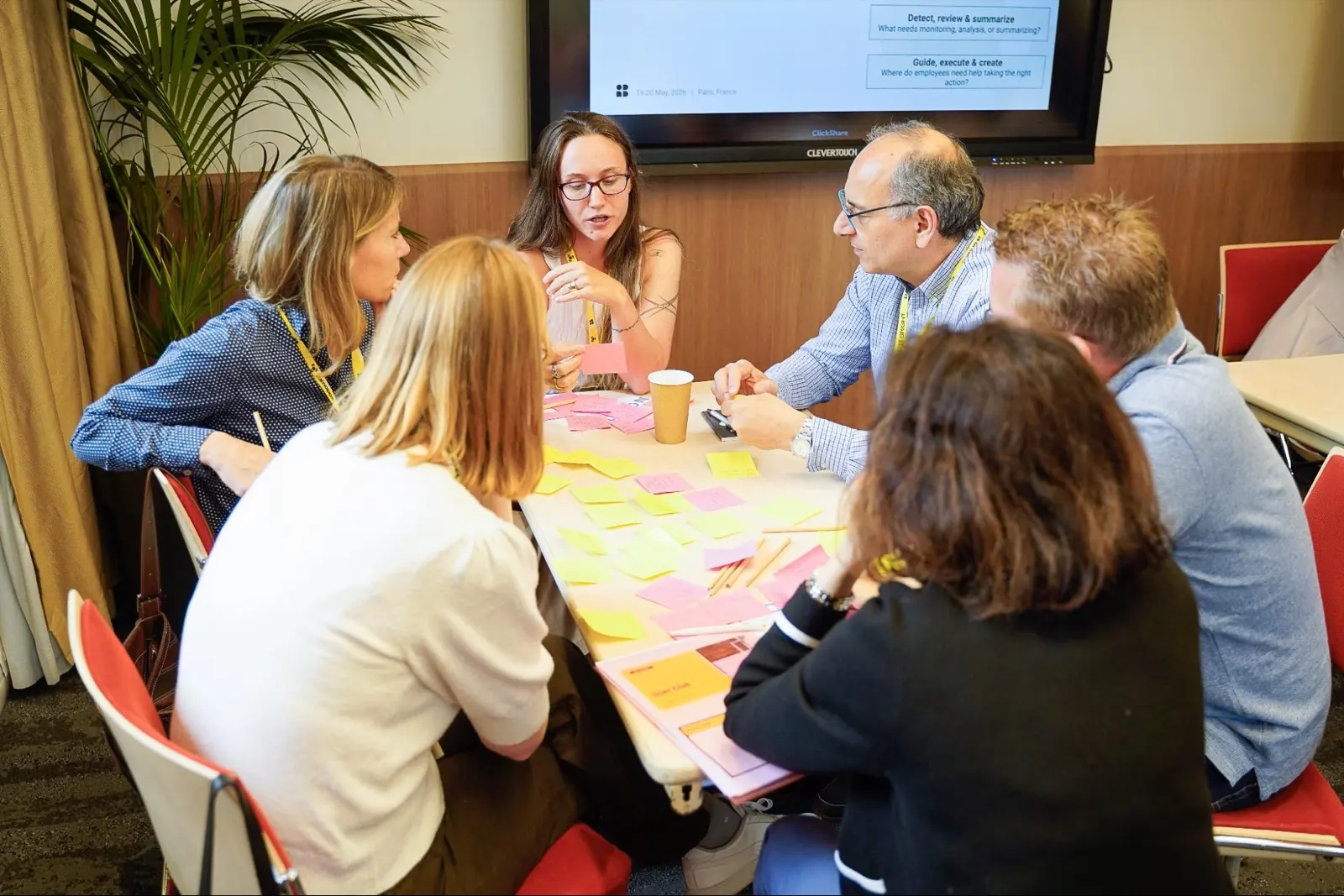 Attendees networking between sessions at Bright 2026 in Paris