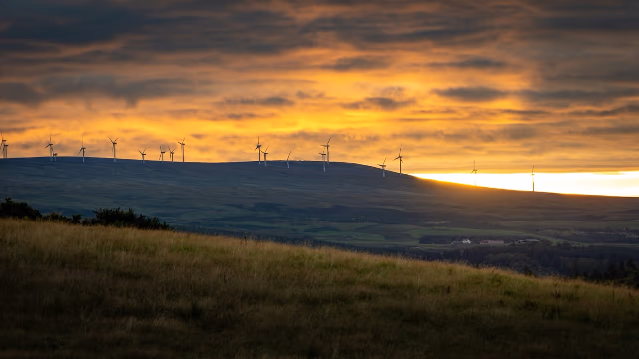 wind farm in Scotland
