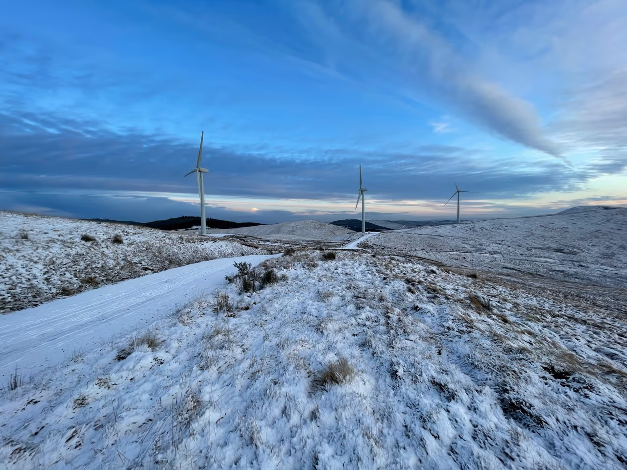 Wind farm in Scotland