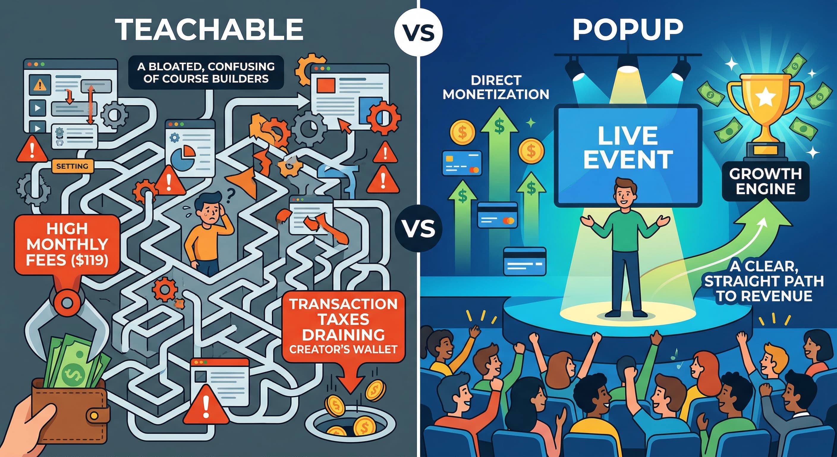 Teachable Pricing Exposed: The True Cost of Ownership | Popup