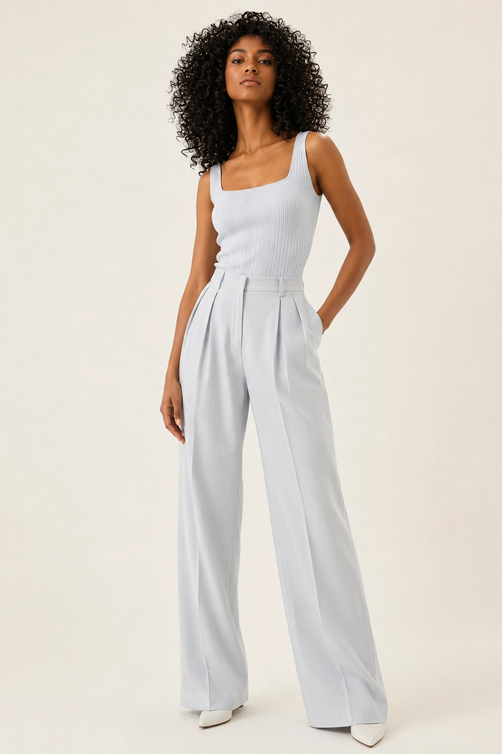 Same garment, market C model and look