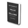 Book cover of 'The Power of Value Selling' by Julie Thomas, black cover with white text, subtitled 'The Gold Standard to Drive Revenue and Create Customers for Life'