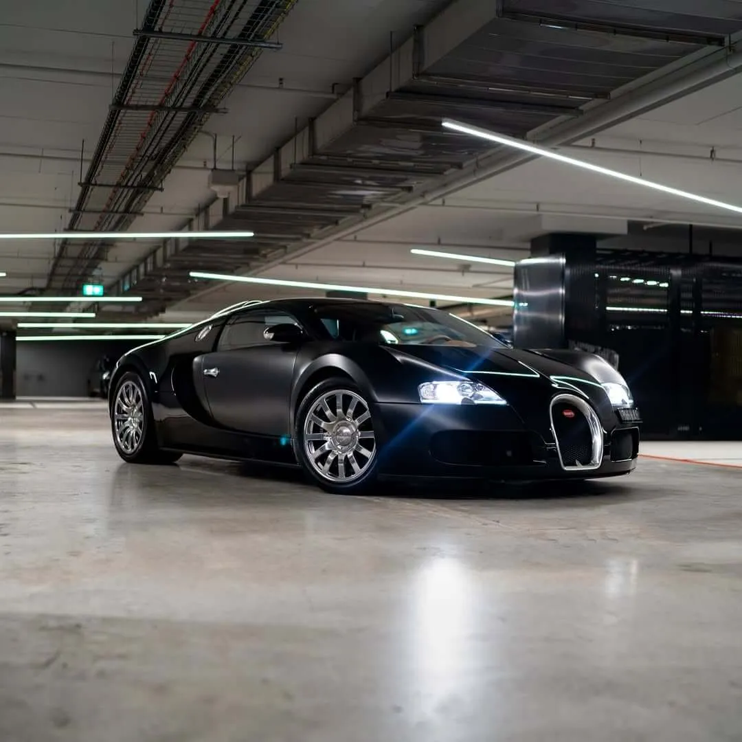 Bugatti Veyron after a full premium detailing and paint enhancement service