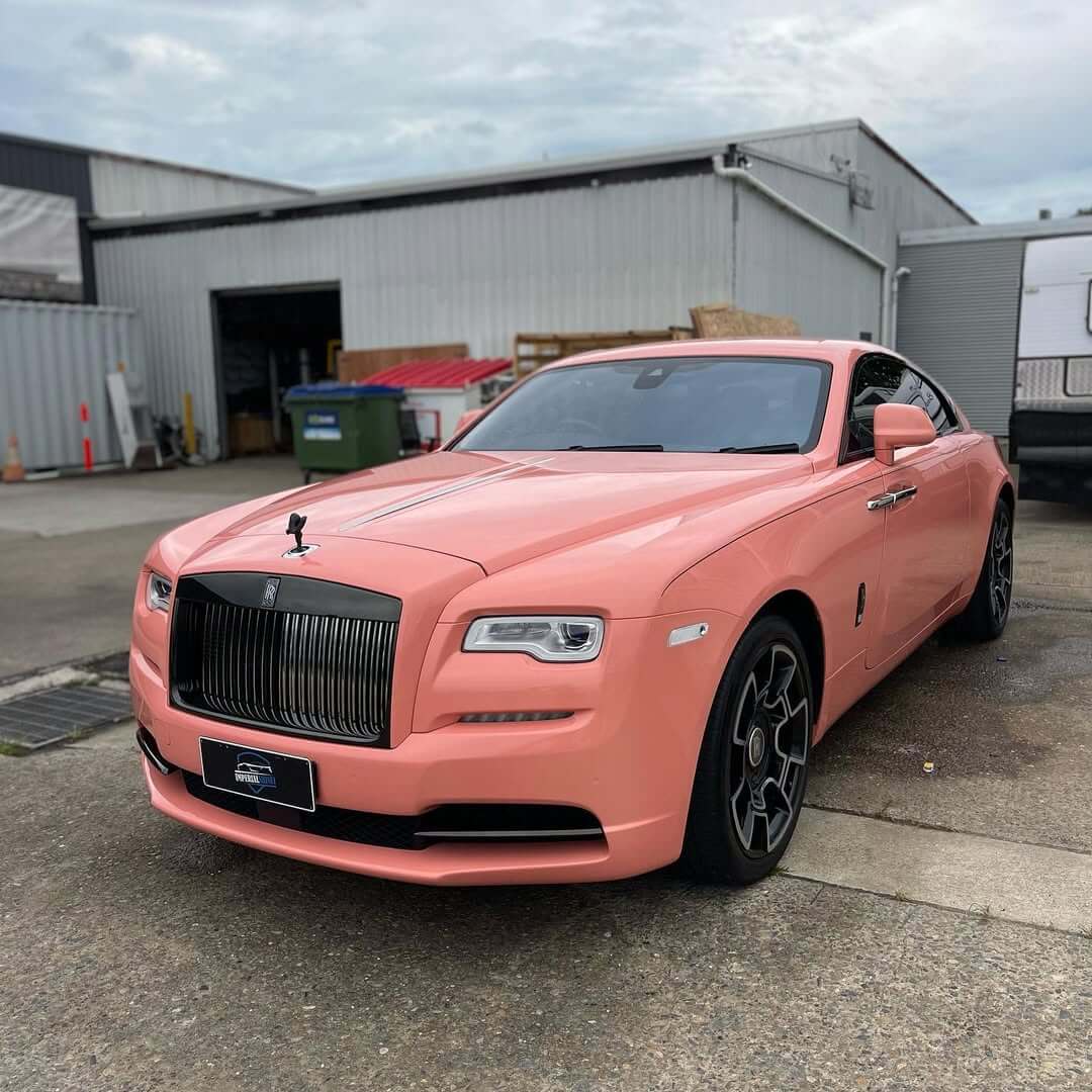 Rolls Royce Wraith with custom exterior finish after detailing service