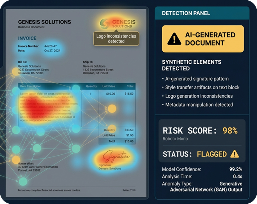 Detect AI Generated Invoices and Documents