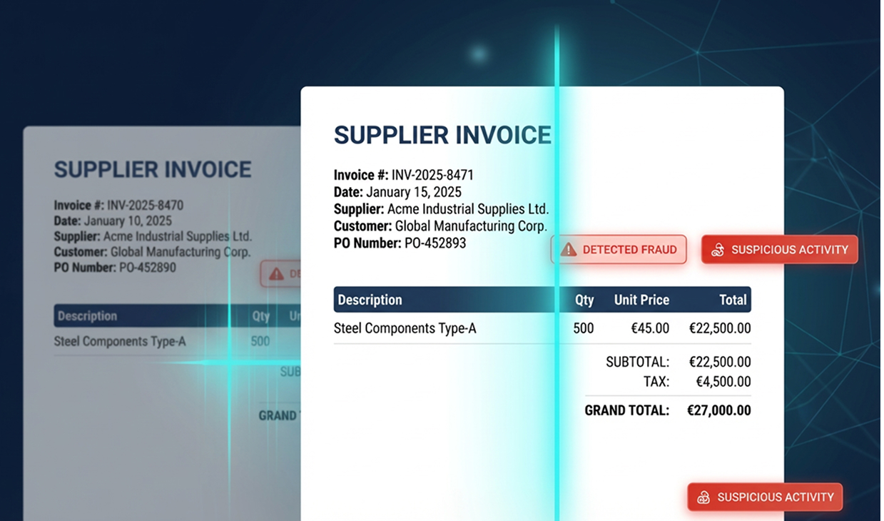 Supplier invoice payments fraud detection