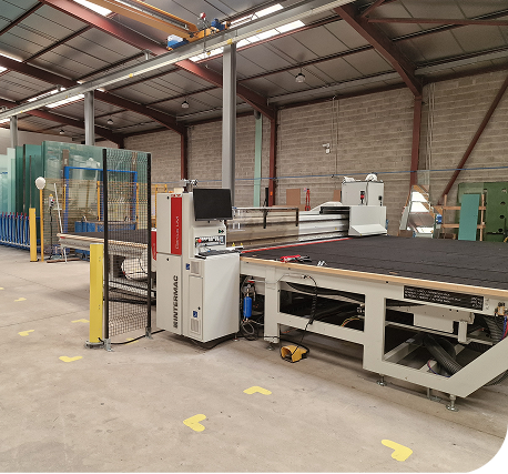 Table de découpe pour verre feuilleté