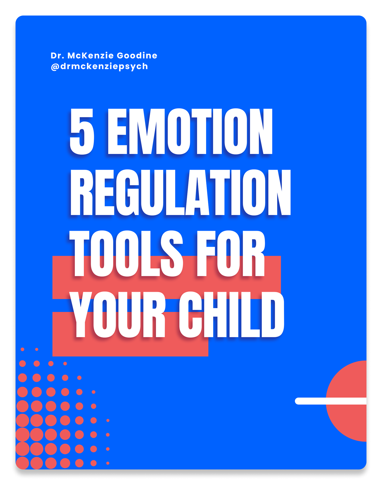 5 Emotion Regulation Tools for Your Child PDF