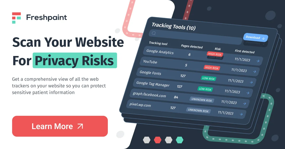 Scan your website for privacy risks