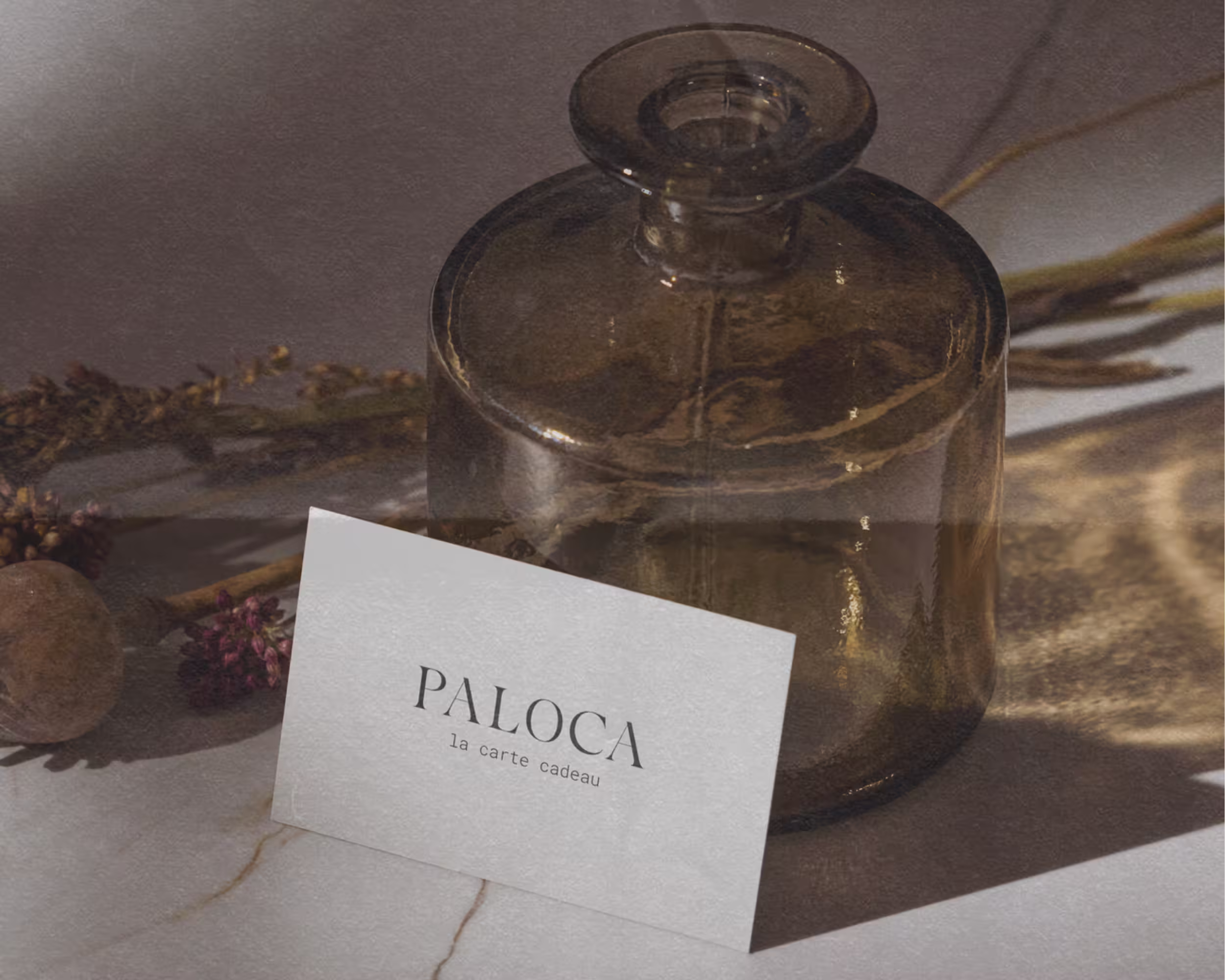 Paloca carte cadeau mockup