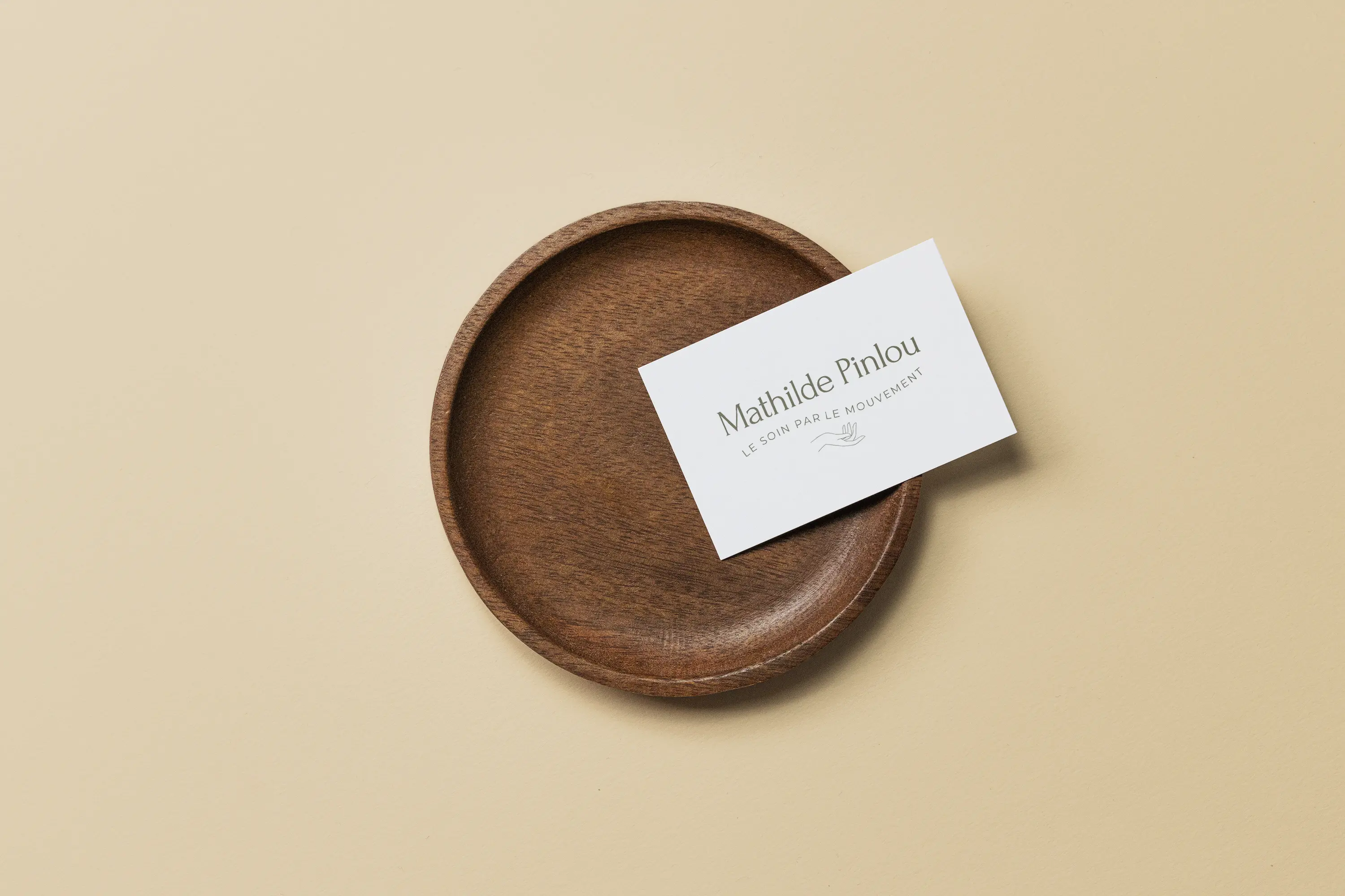 Carte de visite Mathilde Pinlou Mockup
