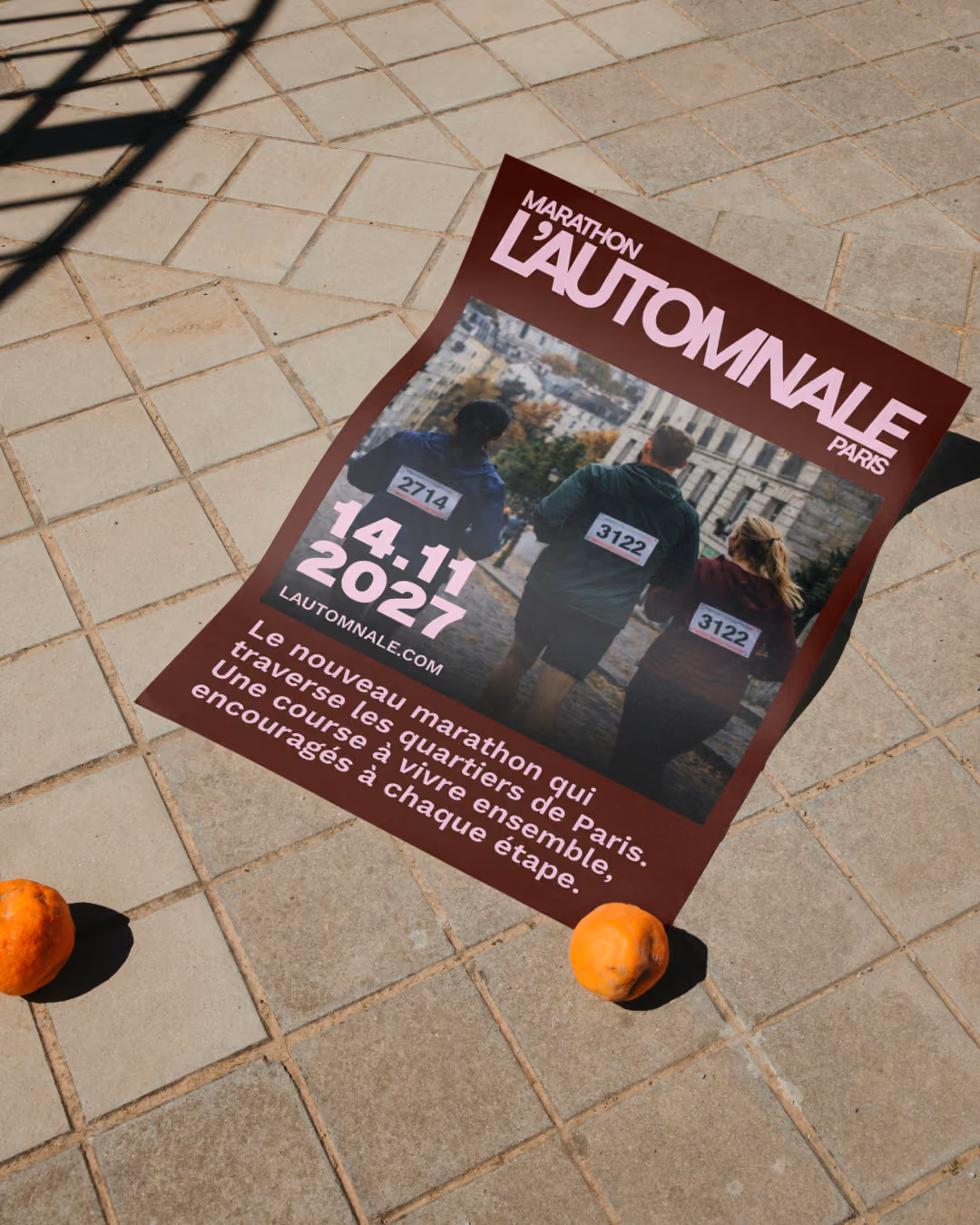Affiche officielle du marathon L'Automnale Paris