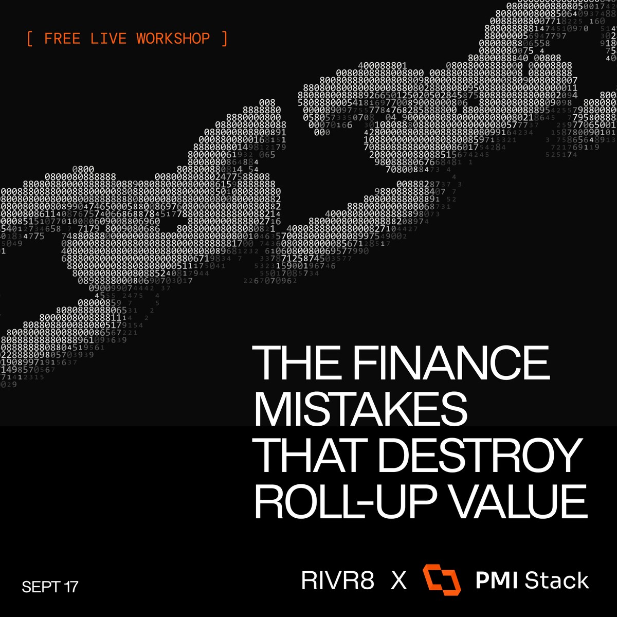 The Finance Mistakes That Destroy Roll-Up Value, free live workshop on 17 September