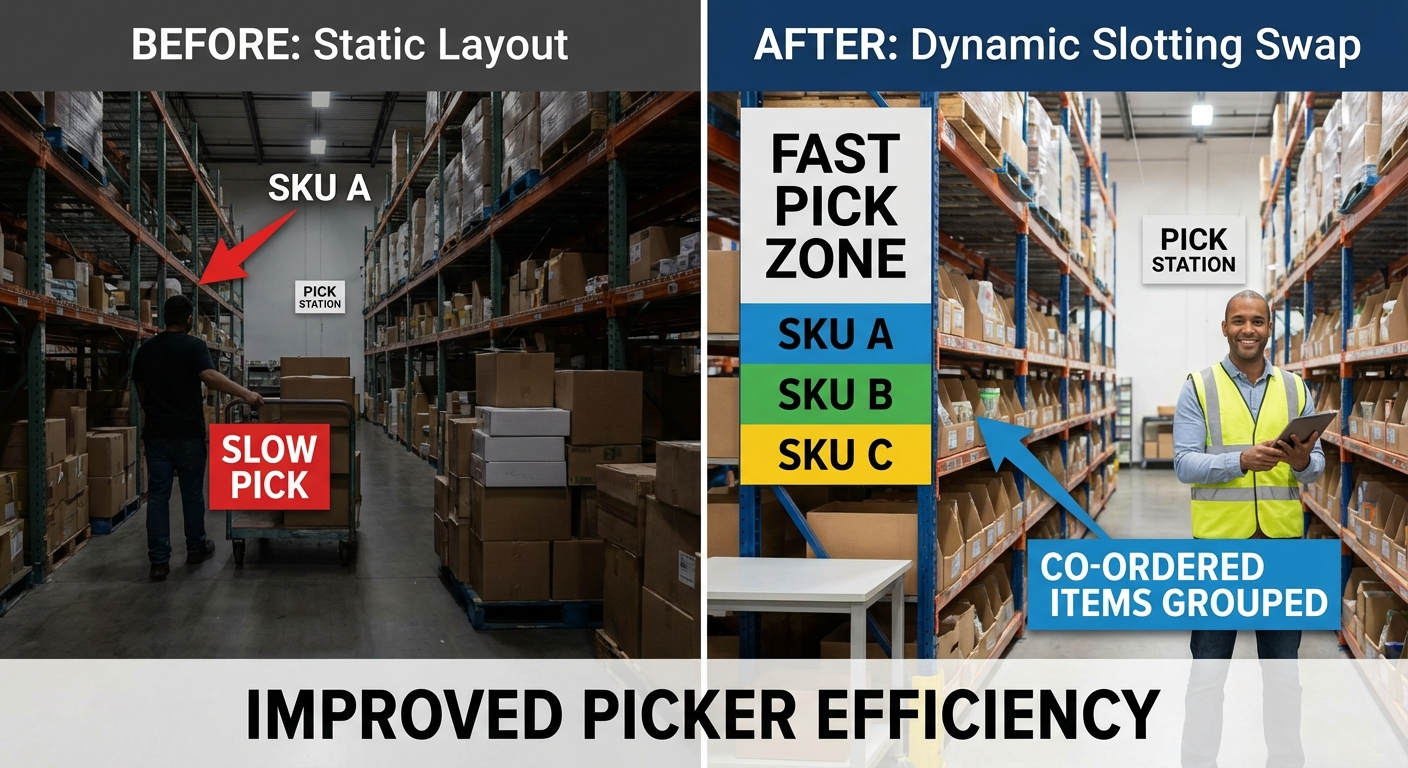 Warehouse robots supporting human workers