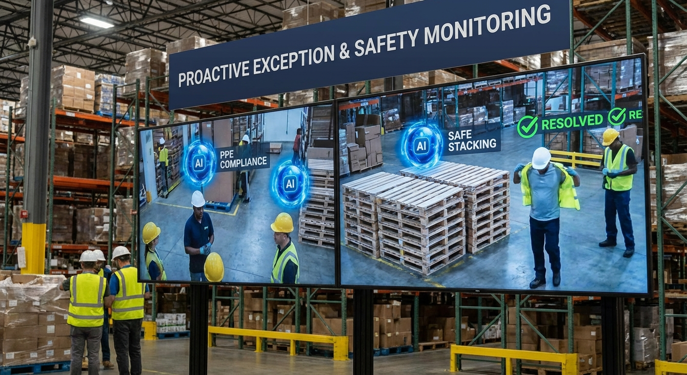 AI and fulfillment center concept illustration 5