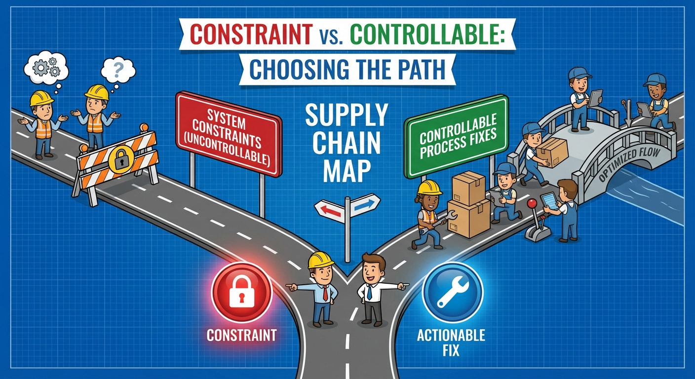 Supply chain operational insight illustration