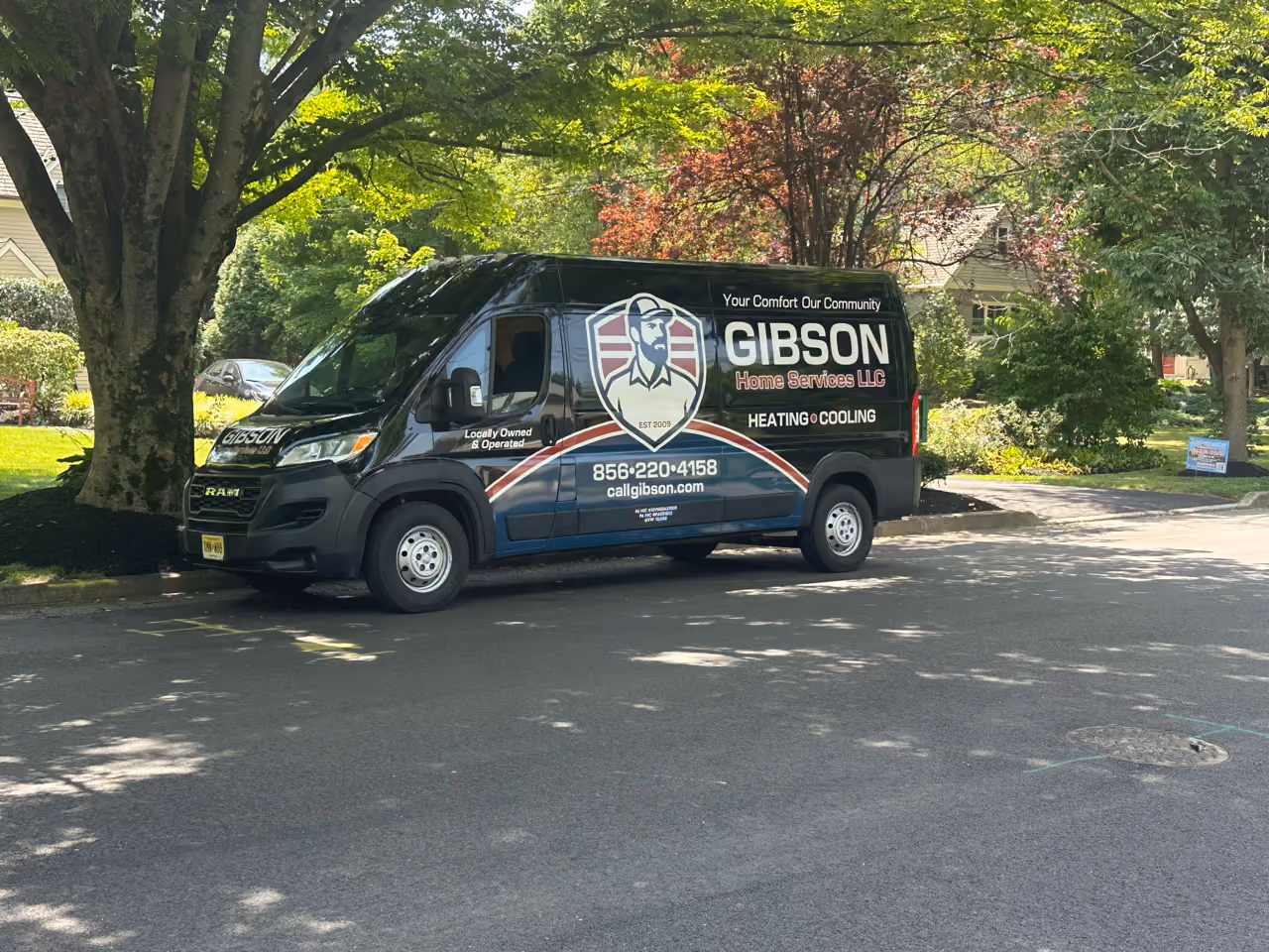 Gibson Heating and Cooling brand mark