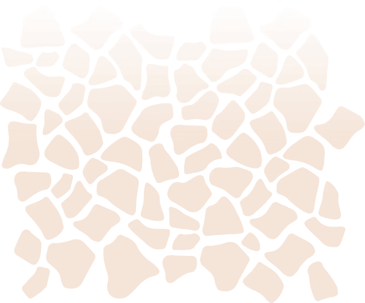 Pattern of irregular orange stone shapes with subtle horizontal stripes on a black background.