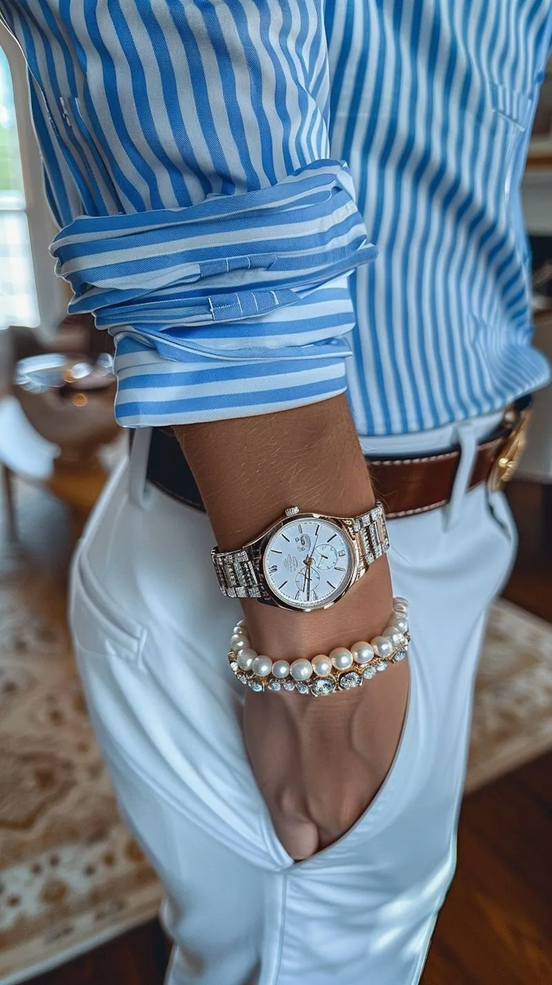 A person with a watch on their wrist.