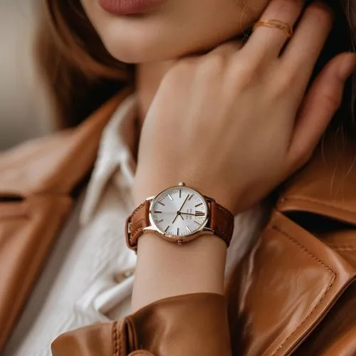 A close up of a person wearing a watch.