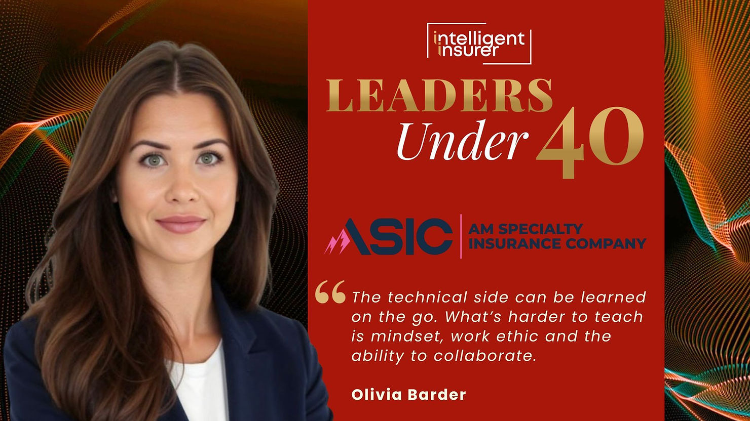 Olivia Barder earns Leaders Under 40 recognition from Intelligent Insurer