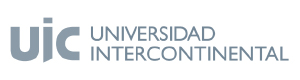 Logotipo de la Universidad Intercontinental con las letras UIC en gris y azul.