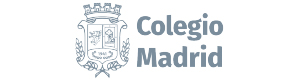 Escudo del Colegio Madrid acompañado del texto 'Colegio Madrid'.