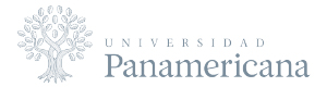Logotipo de la Universidad Panamericana con un árbol estilizado.