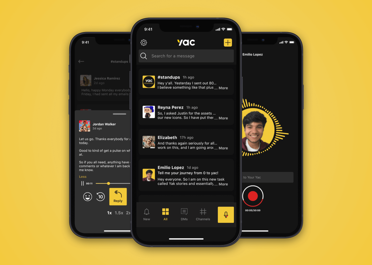 Yac mobile interface