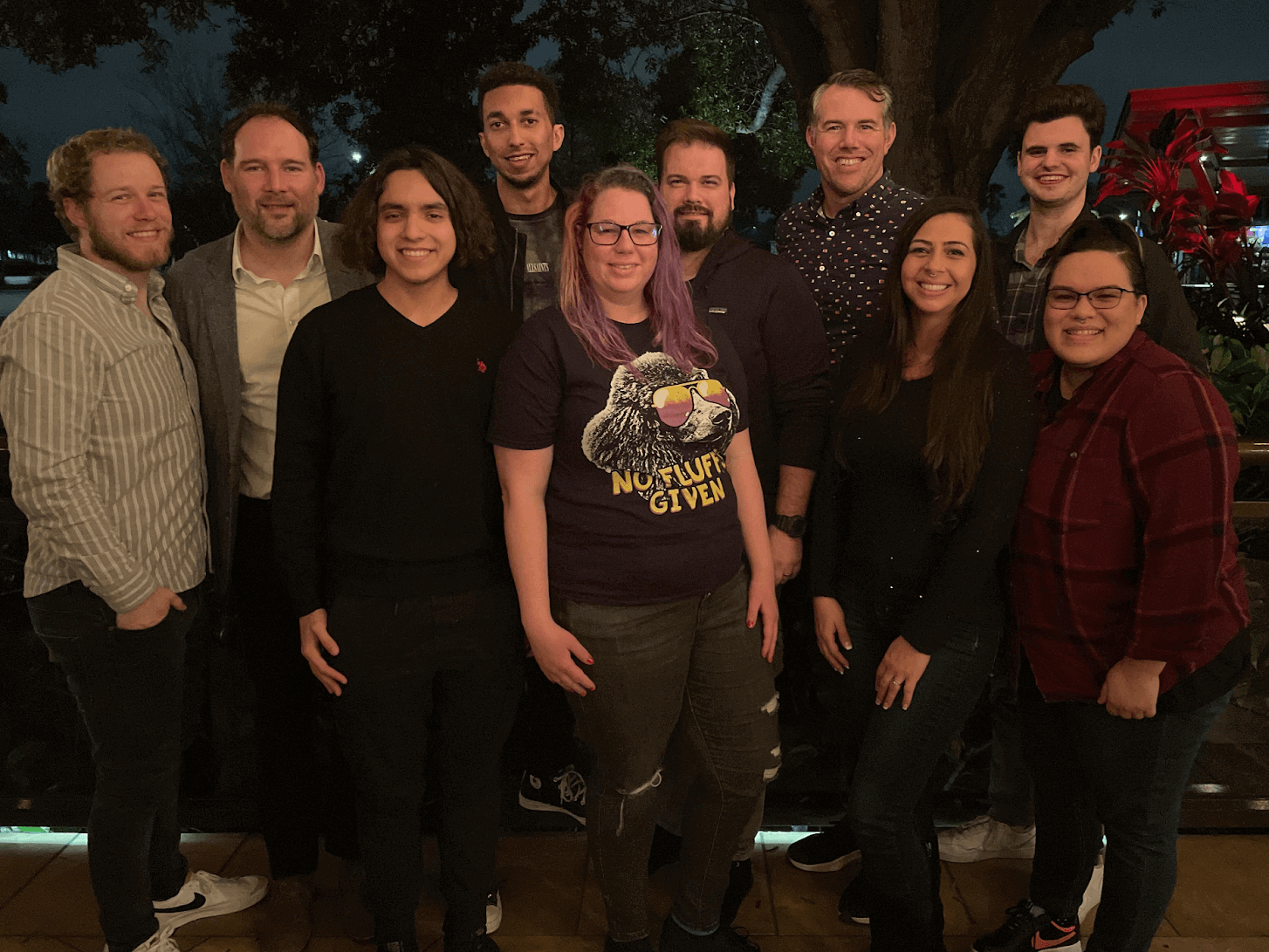 Group picture of Yac employees who attended the company retreat