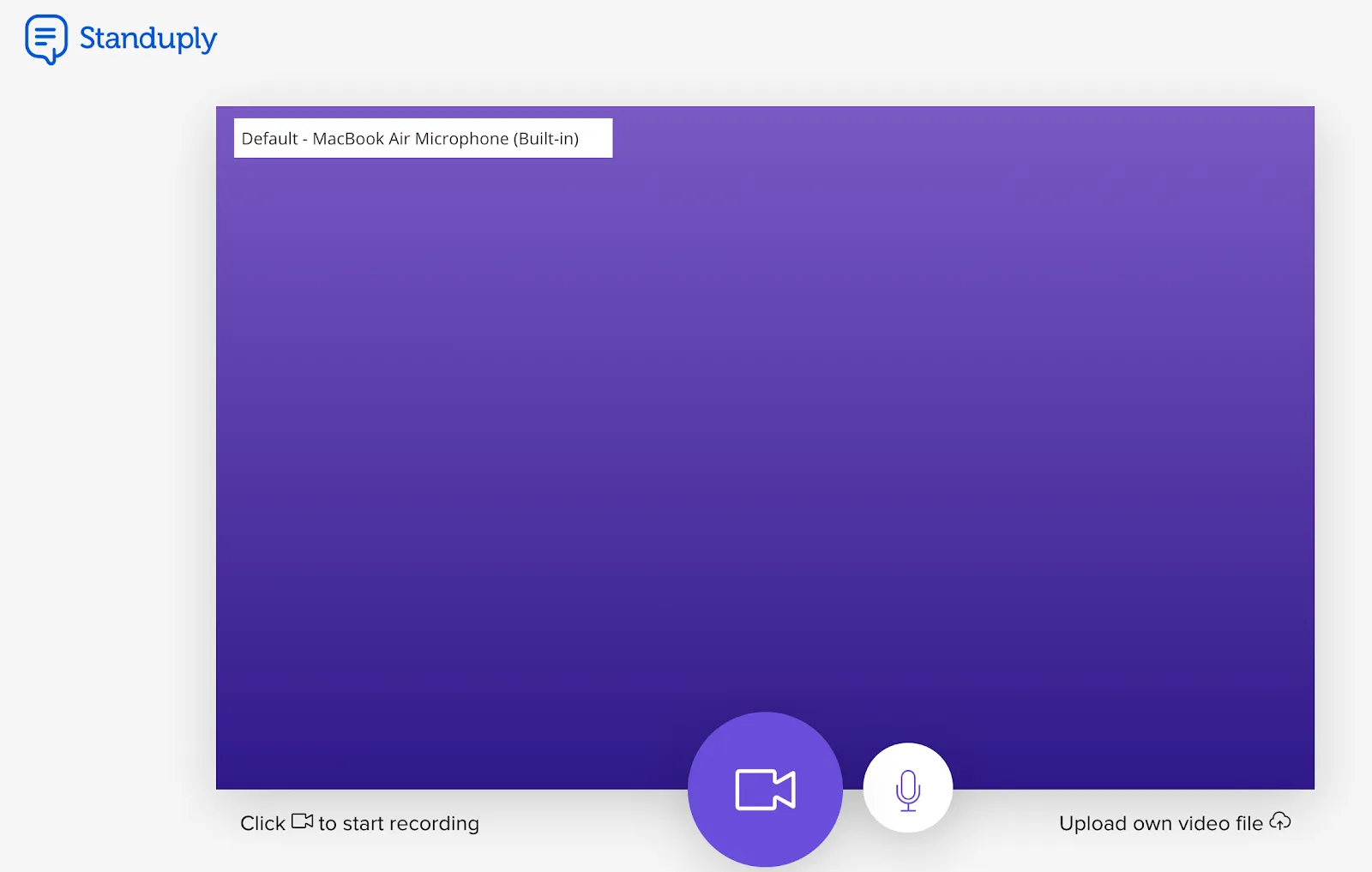 Standuply video messaging