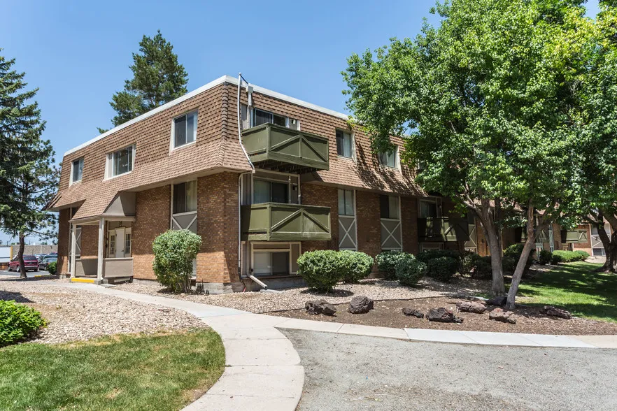 Exterior of apartment building