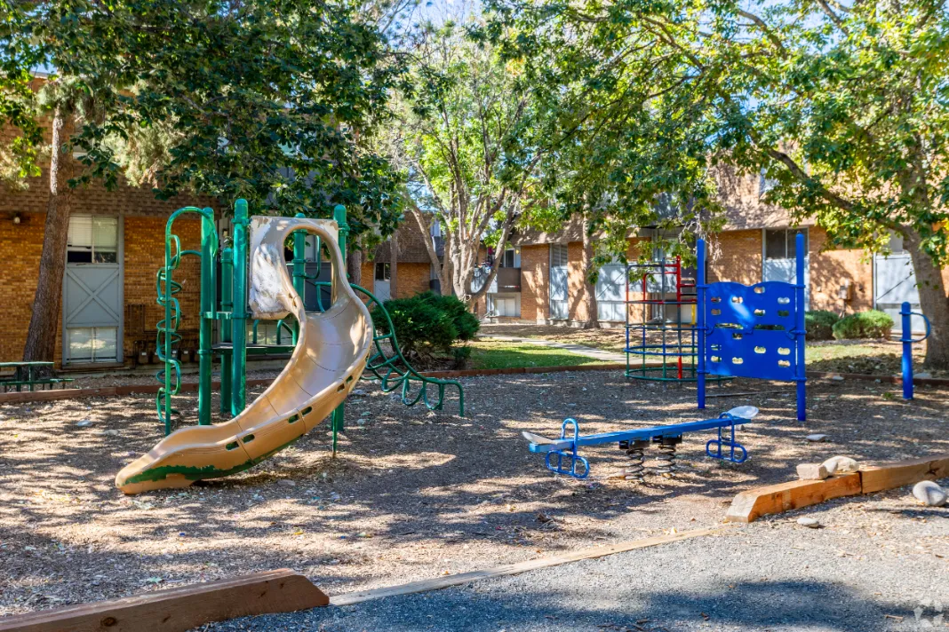 playground with slide