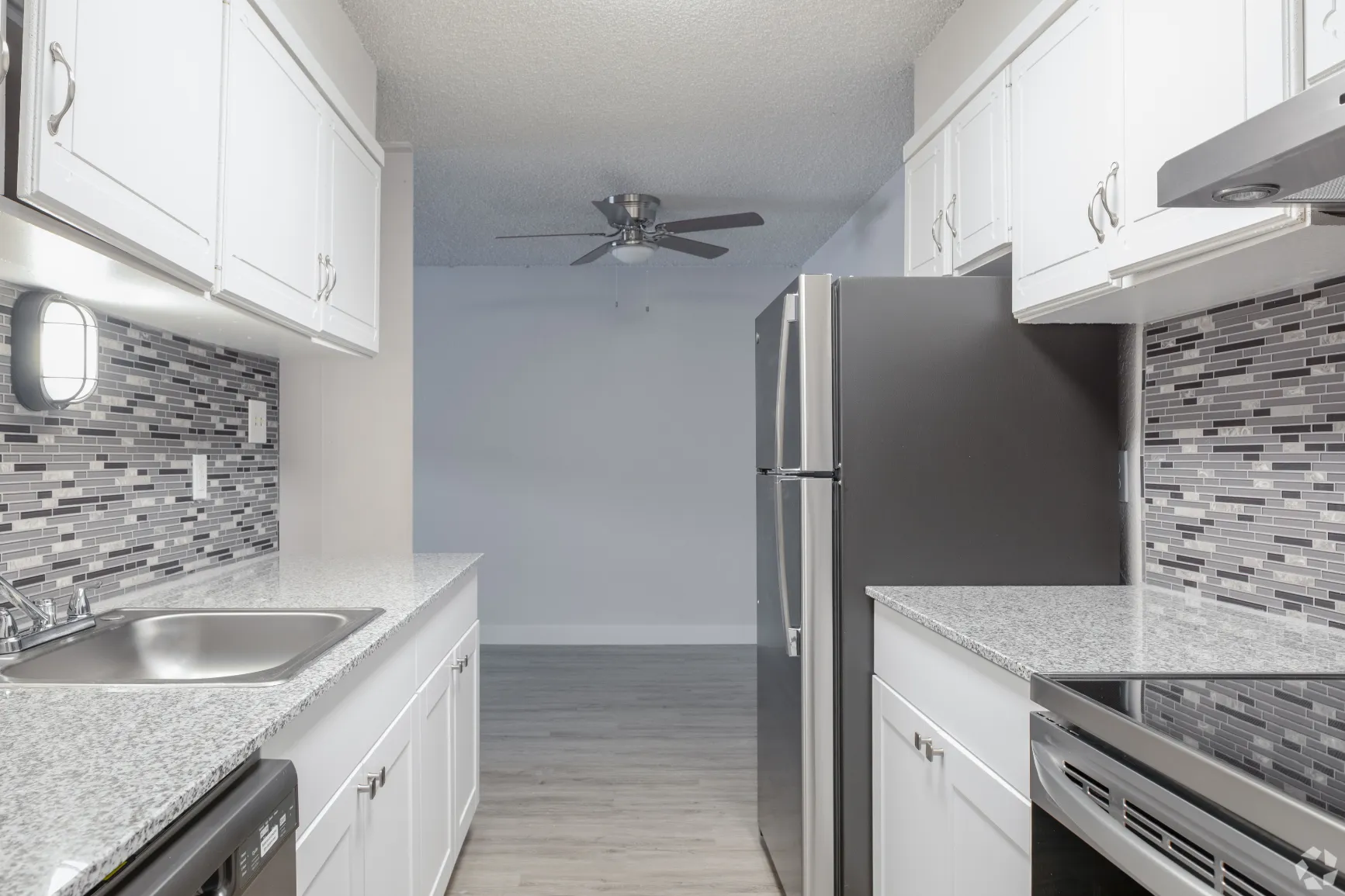 kitchen with stainless steel appliances