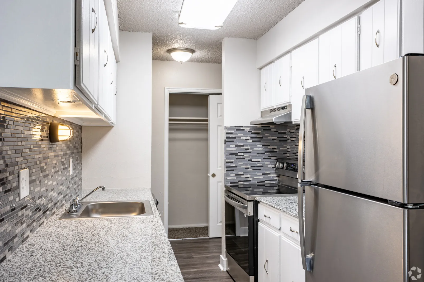 kitchen with stainless steel appliances