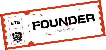 ETS Performance founder badge graphic