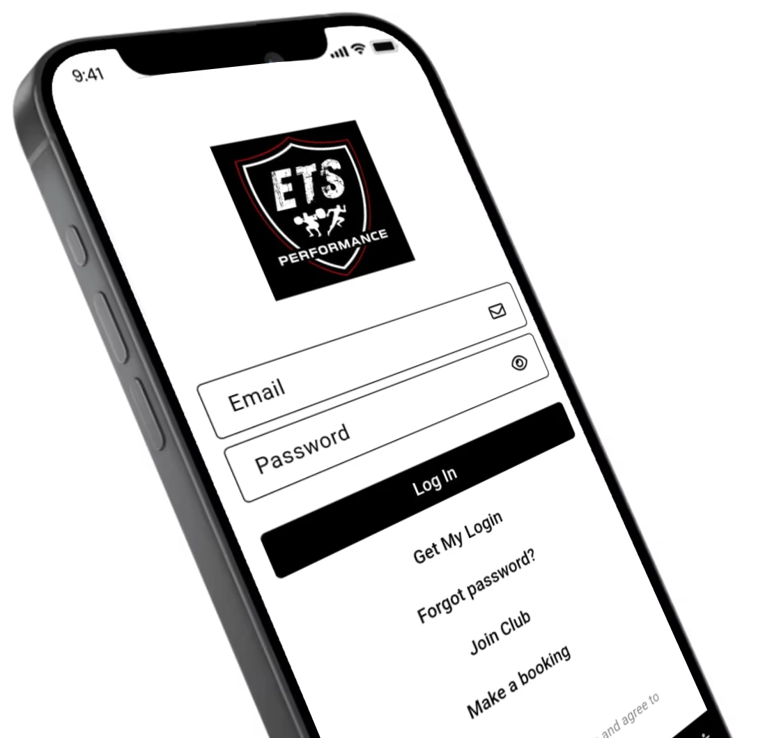 A Graphic Showing ETS Email Sign Up Page On A Mobile Phone 