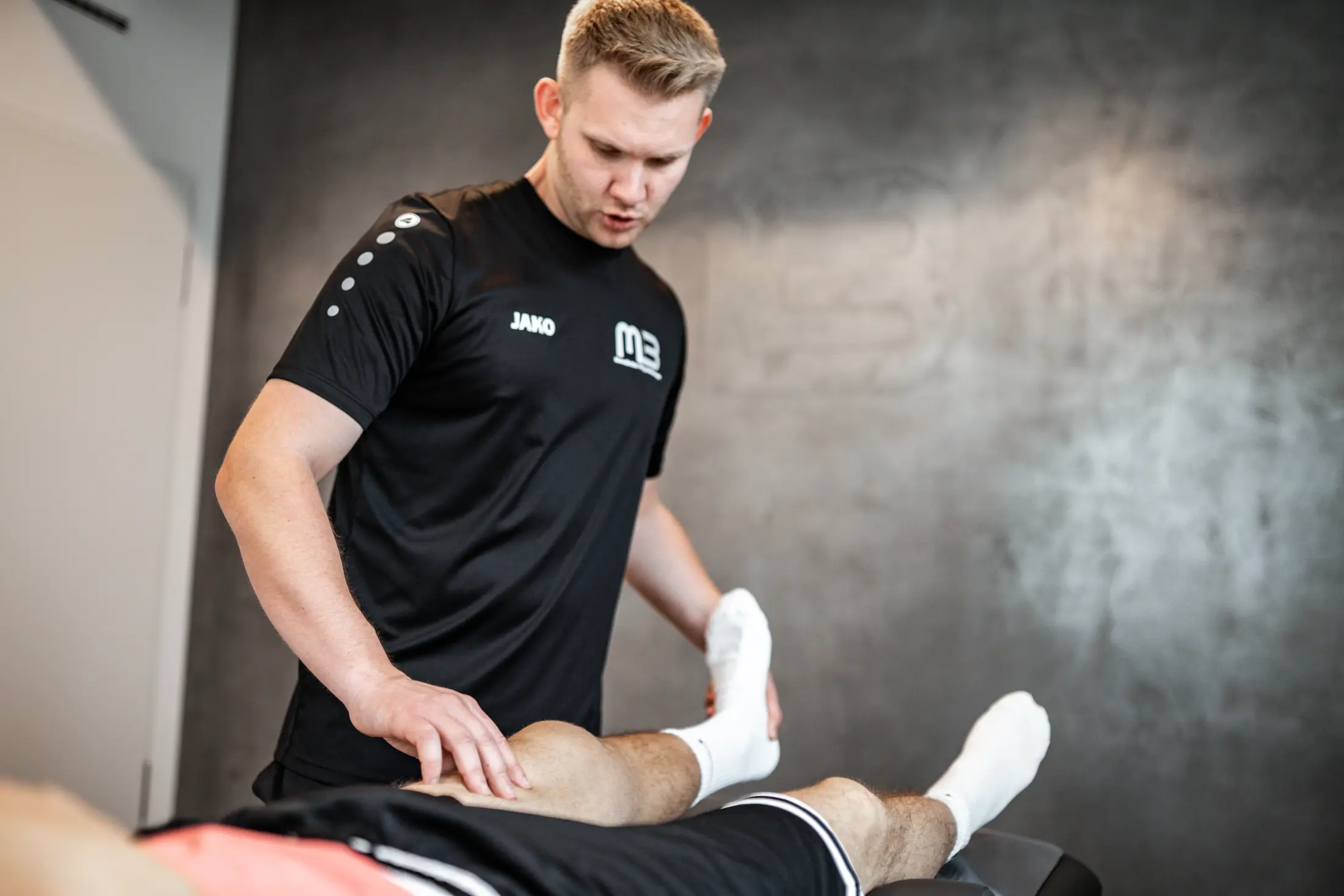 Physiotherapie liegend