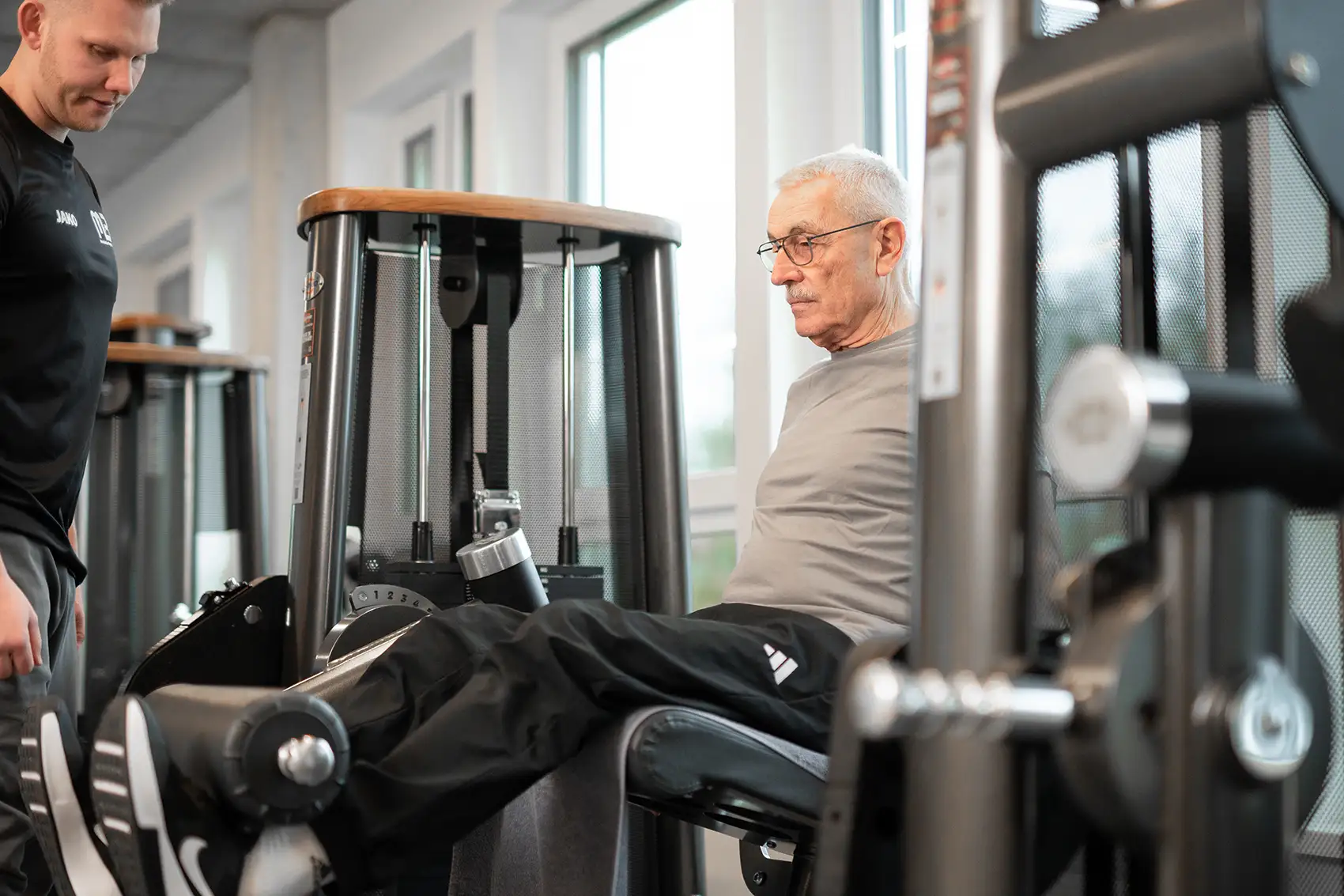 Physiotherapie am Gerät