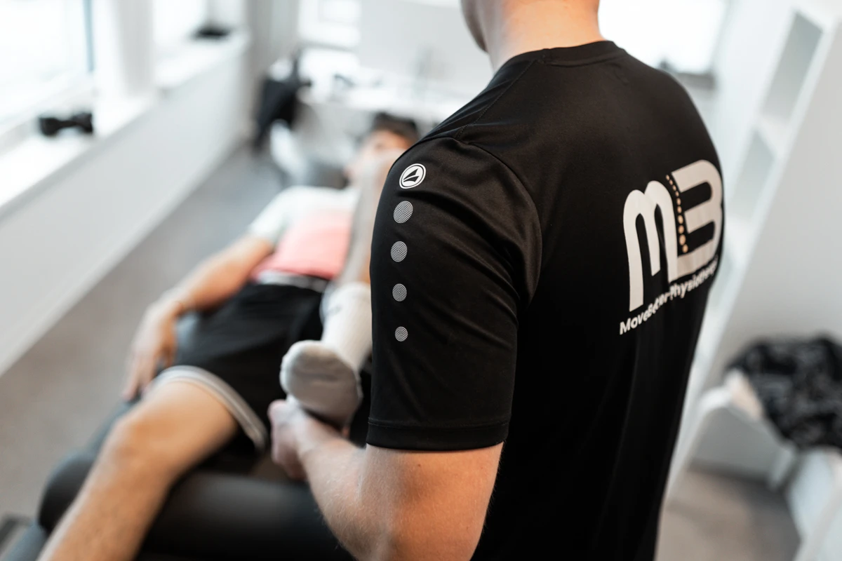 Knieverletzung wird behandelt