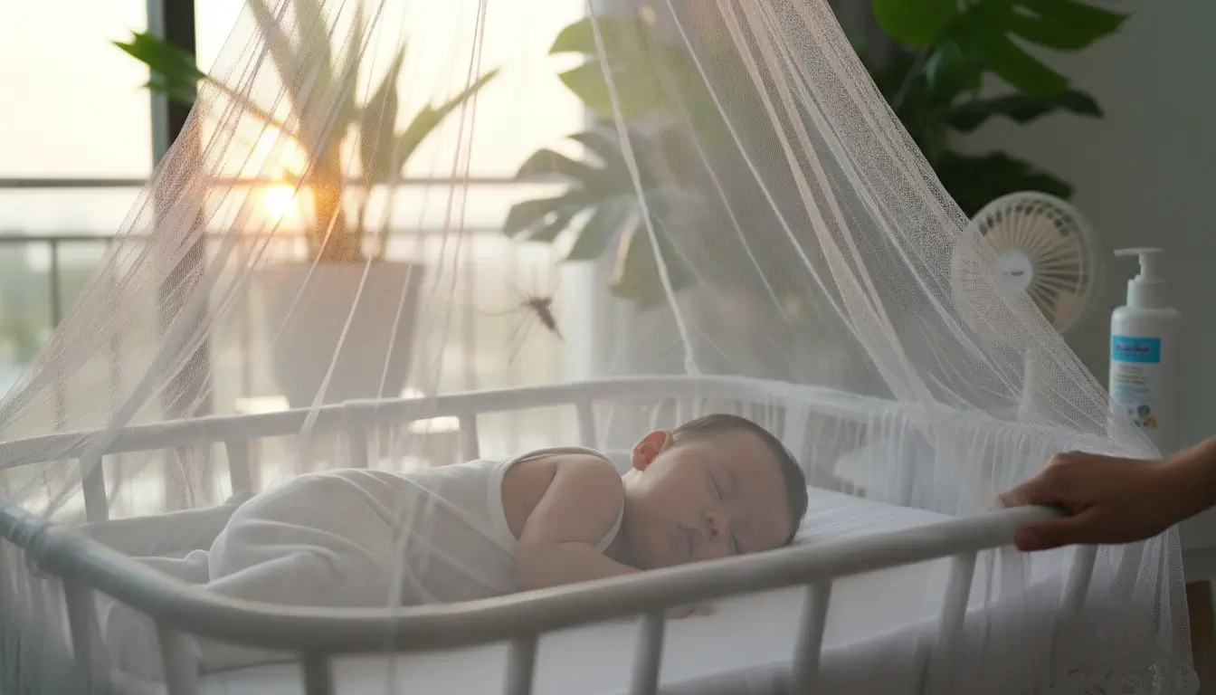 Bébé-protection-piqure-moustique