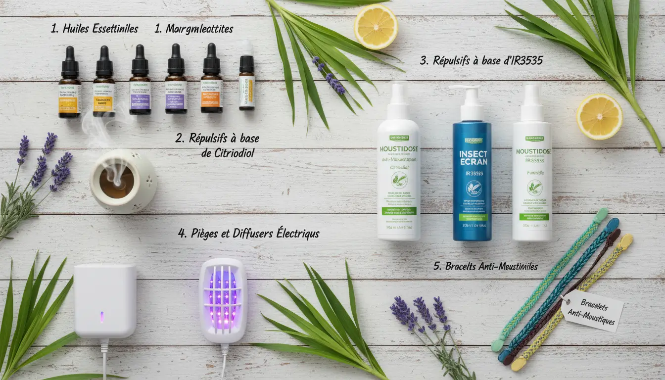 Comparatif de solutions anti-moustiques 