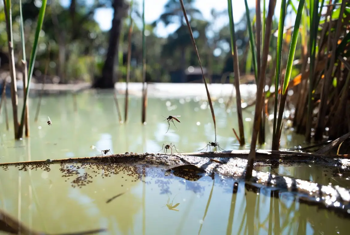 moustiques en aux stagnantes