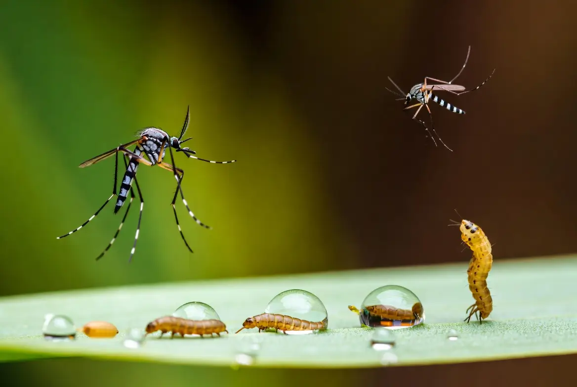 de la larve au moustique adulte